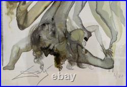 Dali. Litho la divine comédie, l'enfert 04 les limbes signée et numérotée 4/100