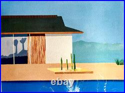 David Hockney Lithographie COA Original Signé op Numéroté à Main Limité David Hockney Lithographie COA Original Signé op Numéroté à Main Limité