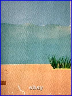 David Hockney Lithographie COA Original Signé op Numéroté à Main Limité David Hockney Lithographie COA Original Signé op Numéroté à Main Limité
