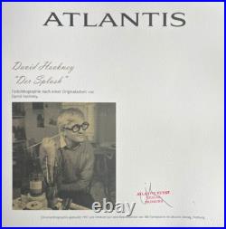 David Hockney Lithographie COA Original Signé op Numéroté à Main Limité David Hockney Lithographie COA Original Signé op Numéroté à Main Limité