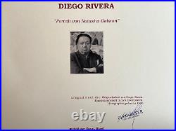 Diego Rivera Lithographie (Frida Kahlo Joan Miró Amedeo Modigliani)