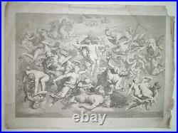 Divina Tragedia PAUL CHENAVARD Gravure MUSEE VILLE LYON XIX°