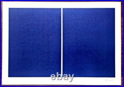 Donald Judd Lithographie COA Original Signé Numéroté Estampillé (En 180 Ex)