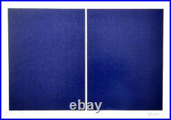 Donald Judd Lithographie COA Original Signé Numéroté Estampillé (En 180 Ex)