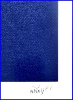 Donald Judd Lithographie COA Original Signé Numéroté Estampillé (En 180 Ex)