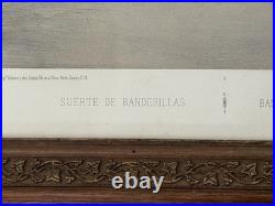 Doré (Gustave, 1832-1883). Corrida de toros. 2 lithos 1860