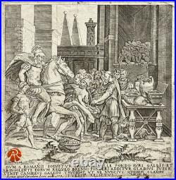 Dum Romanis Solvitur GRAVURE Agostino Veneziano Musi CARLO LOSI Salamanca 1773 Dum Romanis Solvitur GRAVURE Agostino Veneziano Musi CARLO LOSI Salamanca 1773