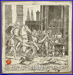 Dum Romanis Solvitur GRAVURE Agostino Veneziano Musi CARLO LOSI Salamanca 1773 Dum Romanis Solvitur GRAVURE Agostino Veneziano Musi CARLO LOSI Salamanca 1773