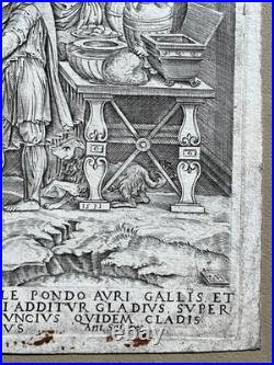Dum Romanis Solvitur GRAVURE Agostino Veneziano Musi CARLO LOSI Salamanca 1773 Dum Romanis Solvitur GRAVURE Agostino Veneziano Musi CARLO LOSI Salamanca 1773
