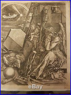 Durer Melancolia gravure ancienne 1602
