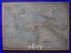 EMPIRE OTTOMAN. KIEPERT (Heinrich). General=Karte des Türkischen Reiches 1855