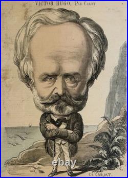 E. Carjat, Victor Hugo, Le Drolatique nº12, Manuscrit de Victor Hugo, juin 1867