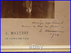 Edgar Maxence(1871-1954) Le Livre de Paix 1916 dédicacé Nantes symbolisme