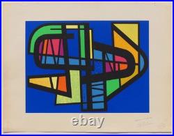 Edgar Pillet, une très Belle Serigraphie, Signée à la main, très rare