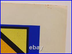 Edgar Pillet, une très Belle Serigraphie, Signée à la main, très rare