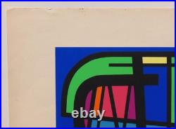 Edgar Pillet, une très Belle Serigraphie, Signée à la main, très rare