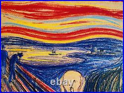 Edvard Munch le Cri Lithographie (Egon Schiele Francis Bacon Alfons Mucha)