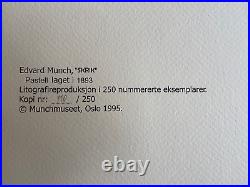 Edvard Munch le Cri Lithographie (Egon Schiele Francis Bacon Alfons Mucha)