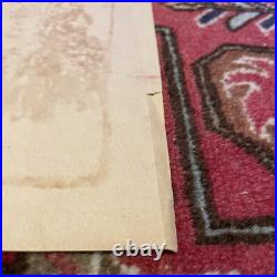 Emile Bernard Bois Signé à L'encre Mère et enfant Vers 1912 BE RARISSIME