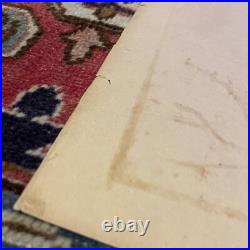 Emile Bernard Bois Signé à L'encre Mère et enfant Vers 1912 BE RARISSIME