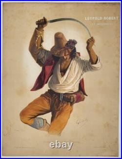 Émile LASSALLE (1813-1871) Les moissonneurs italiens Lithographie