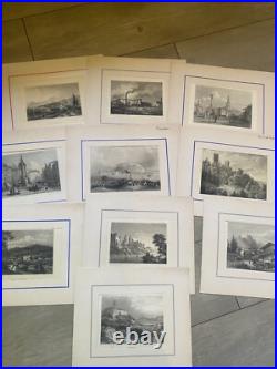 Enorme lot de 100 gravures, dessins, litho, eaux-fortes anciennes Enorme lot de 100 gravures, dessins, litho, eaux-fortes anciennes
