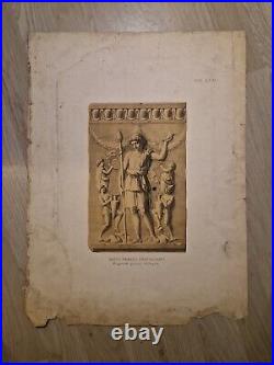 Ensemble De 16 Gravures Italienne A L'antique Chimères Dieux Mythologie Architec