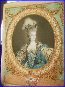 Estampe Tres Rare Par Janinet 18 Siecle Marie Antoinette