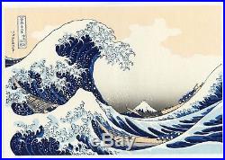 Estampe japonaise HOKUSAI The Great Wave la grande vague