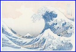 Estampe japonaise HOKUSAI The Great Wave la grande vague