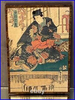 Estampe japonaise fin XIXe