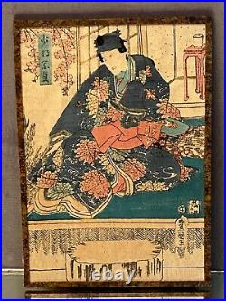 Estampe japonaise fin XIXe