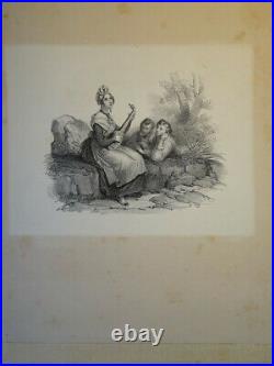 Eugène DEVÉRIA (1808-1865) IMPORTANT LOT 80 LITHOS SCENE GENRE ROMANTISME 1840