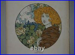 Eugène GRASSET La Jalousie 1899 lithographie en couleur