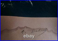 FAUST AU SABBAT CHIFFLART/BAHUET XIXe Signé Collection Rare Lithographie