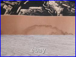 FAUST AU SABBAT CHIFFLART/BAHUET XIXe Signé Collection Rare Lithographie