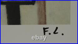 Fernand Léger 50 X 70 CM Signé Lithograph Limited #