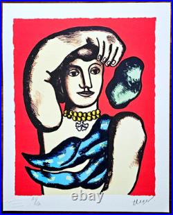 Fernand-Léger Lithographie Maeght 1966 COA Original Signé Numéroté Limitée