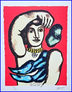 Fernand-Léger Lithographie Maeght 1966 COA Original Signé Numéroté Limitée