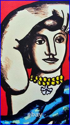 Fernand-Léger Lithographie Maeght 1966 COA Original Signé Numéroté Limitée