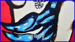 Fernand-Léger Lithographie Maeght 1966 COA Original Signé Numéroté Limitée