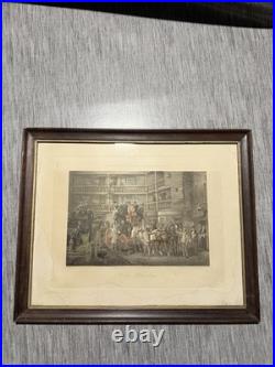 Fores's Coaching Recollection 1874 The Olden Time Gravure Encadrée