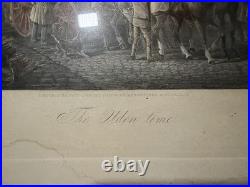 Fores's Coaching Recollection 1874 The Olden Time Gravure Encadrée