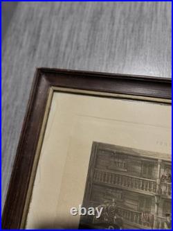 Fores's Coaching Recollection 1874 The Olden Time Gravure Encadrée