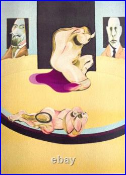 Francis Bacon Lithographie COA Signé Stylo A Numéroté au Crayon Limité 275