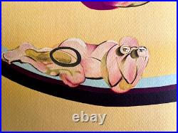 Francis Bacon Lithographie COA Signé Stylo A Numéroté au Crayon Limité 275