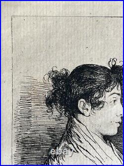 Francisco de GOYA gravure etching Eau forte originale Gumersinda Goicoechea