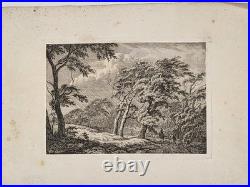 Franciscus Andreas MILATZ (1764-1808) Paysage Eau-forte originale