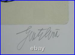 Franco Gentilini Tableau Gravure Lithographie Signée Vintage