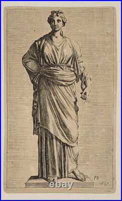 François PERRIER, dit le BOURGUIGNON (1590 1650) Muses des jardins Borghèse